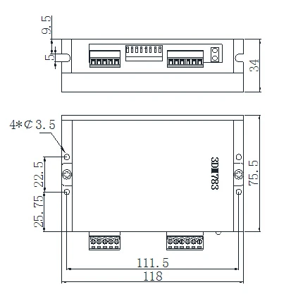 Low cost digital stepper motor driver for sewing machine accessories