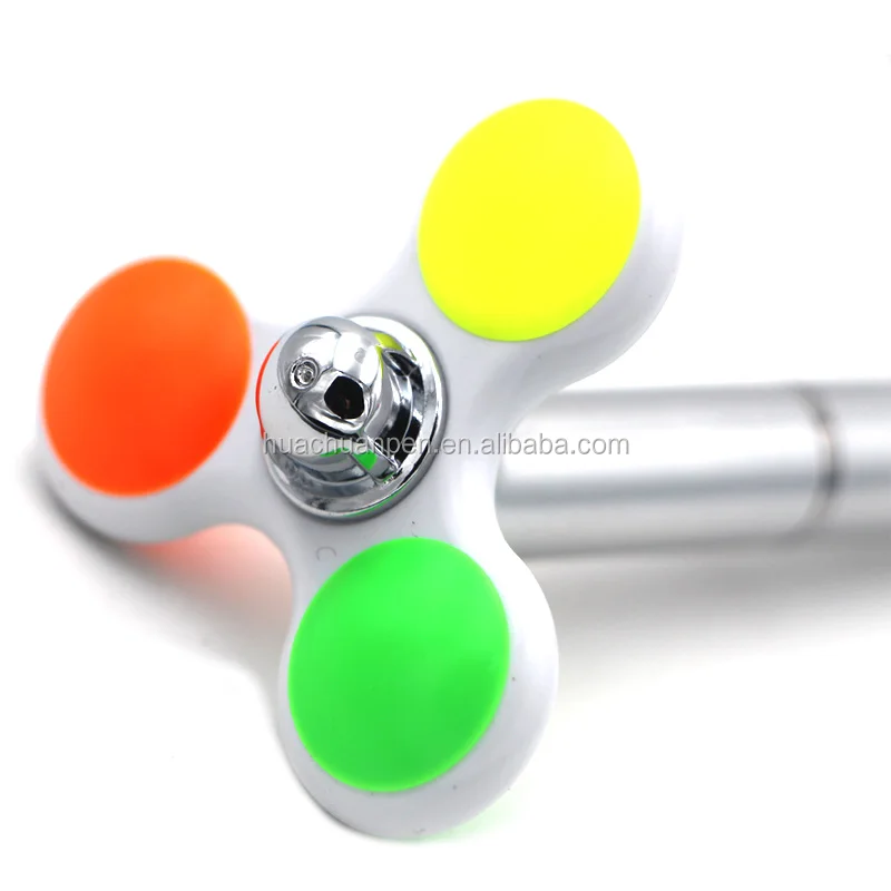 Novelty Promotional Cartoon 3 Color Rotating Spinner Pen Windmill ...