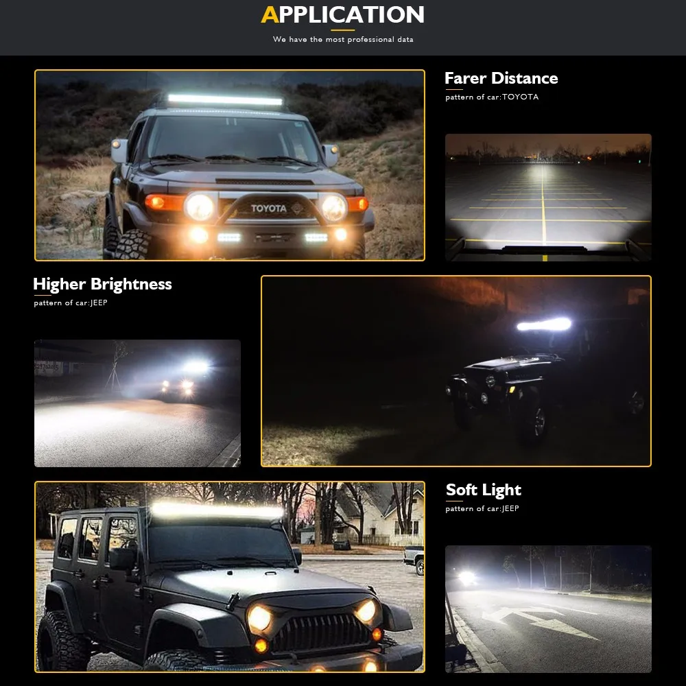 Newest Product For 2018 Jw Truck Lamp Flood / Pencil Beam 26 Inch 29