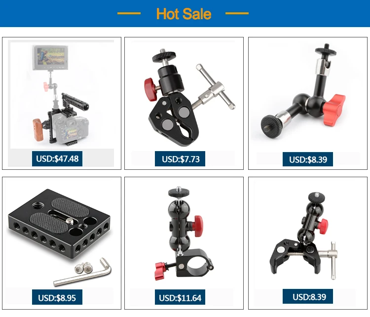 Camvate Universal Right Angle Rod Clamp 15mm Rod 90 Degree Rotate For