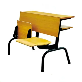 Folding Table And Chair School Desk With Attached Chair Antique
