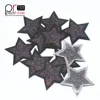 New design star shaped customized patches embroidery iron patch