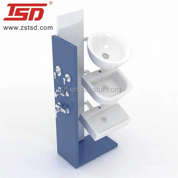 Custom Retail Store Trade Show Floor Bathroom Sink Faucet Accessories ...