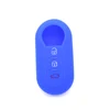 Newest personality popular arrival factory price good quality durable 3 button silicone car key case for Fiat 500 Panda