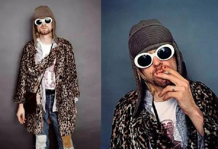 New Classic Vintage Nirvana Kurt Cobain Sunglasses Men And