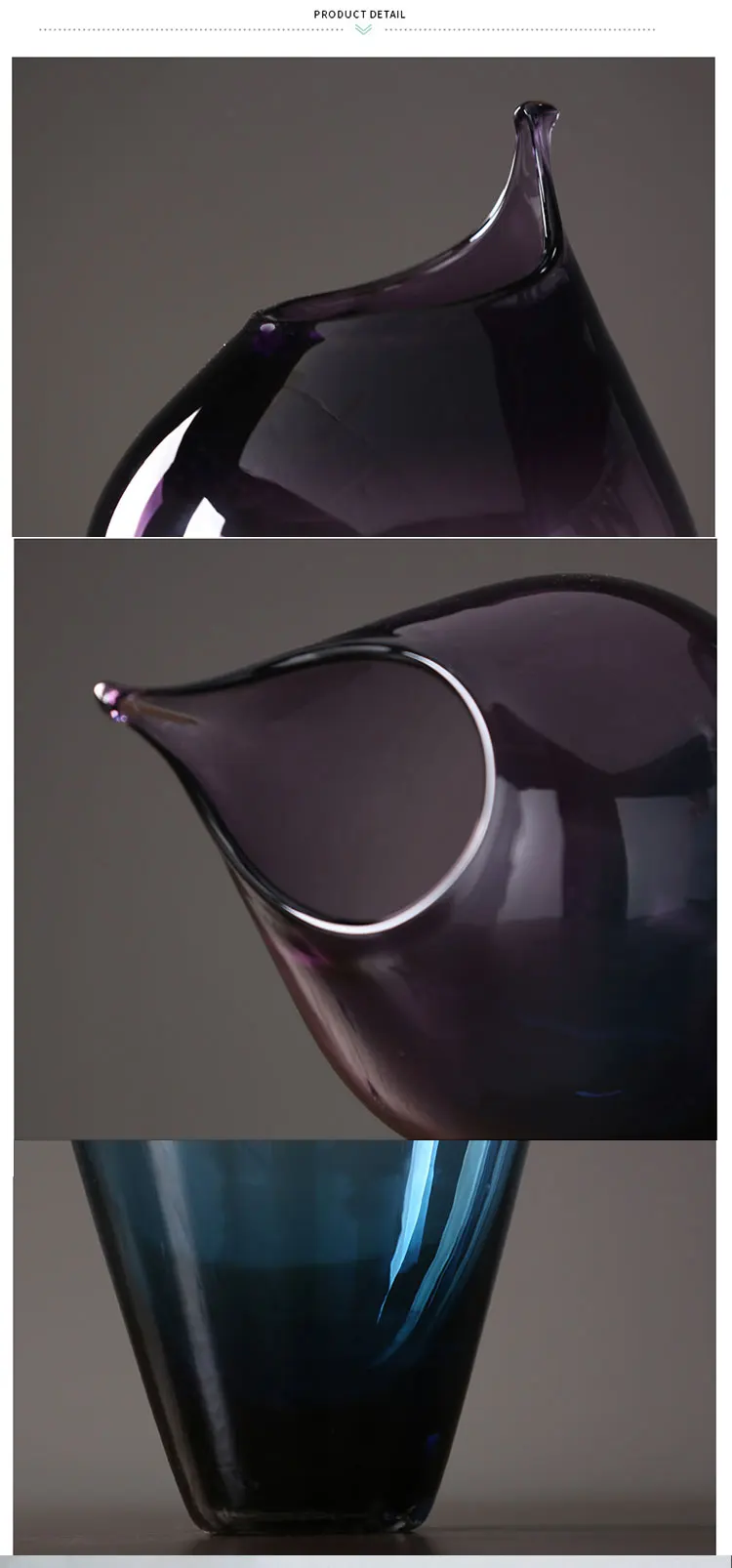 Solid Color Glass Vase