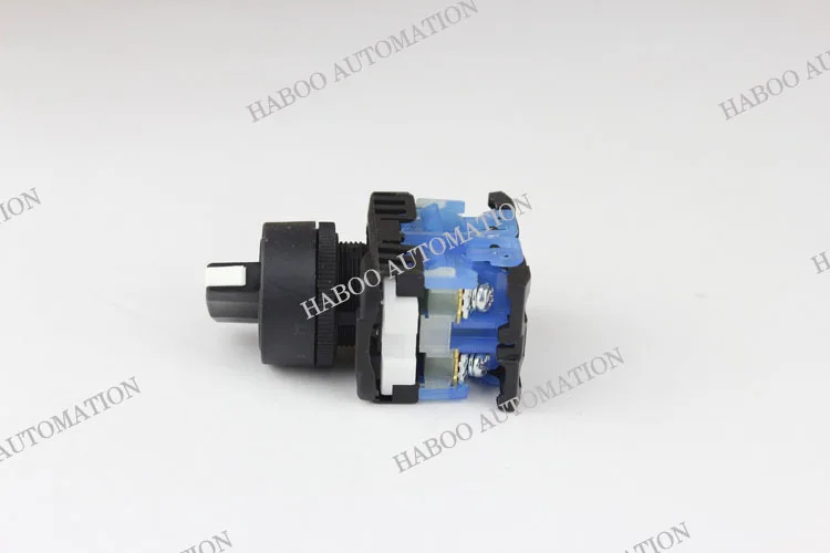 Interrupteur Bouton-poussoir Rotatif 22 Mm – 1 NO, 2 Positions, Verrouillage – Modèle ZB2-BE101C