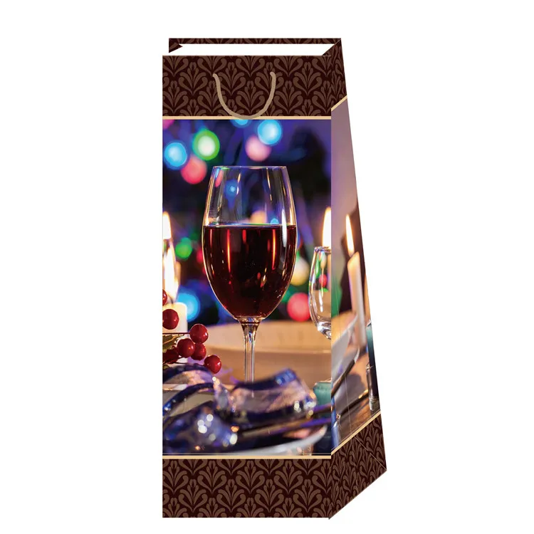 Quality paper bags for sale for packing wine-12