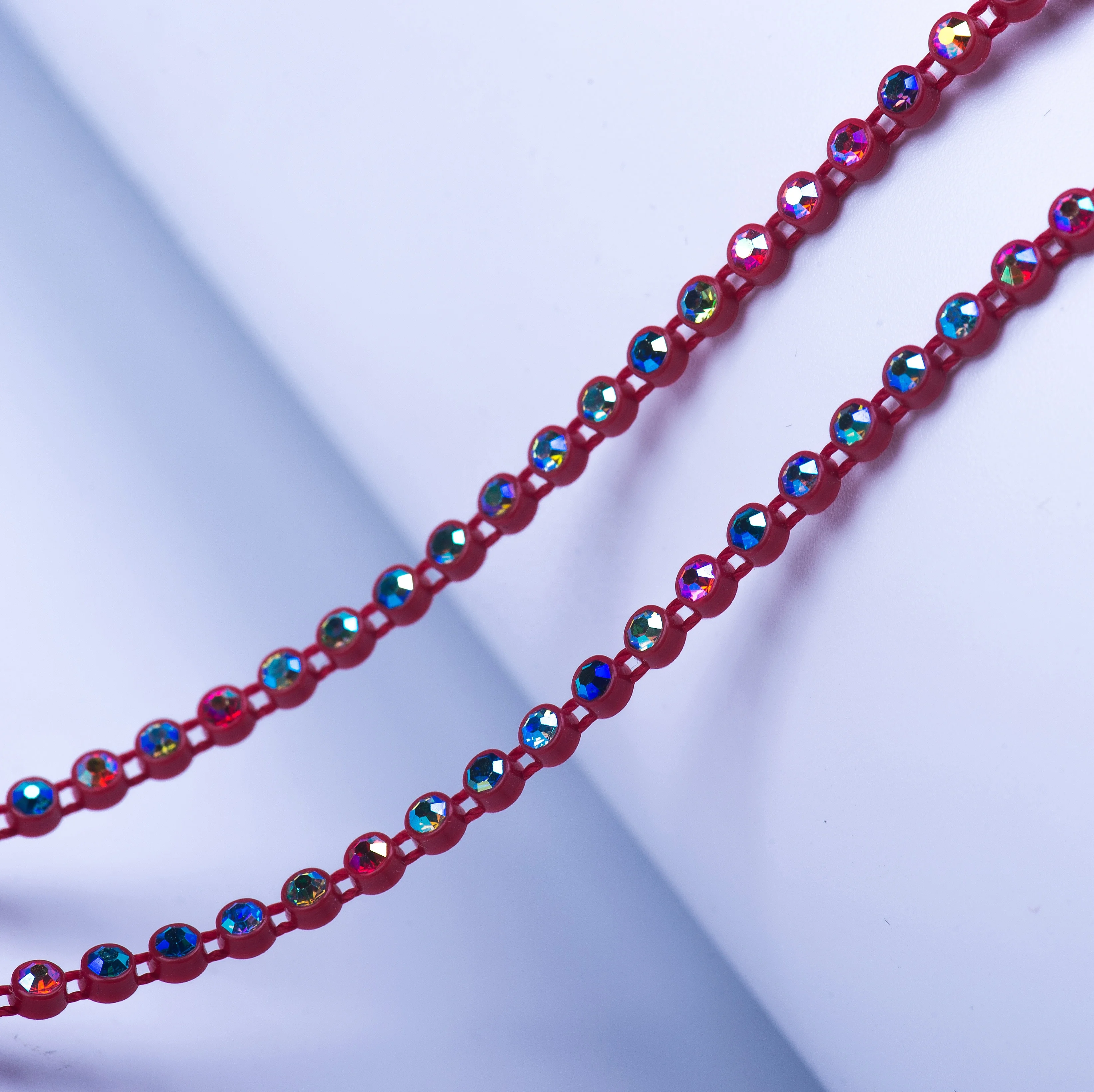 Wholesale Rhinestone Chain Ab Crystal Rhinestone Banding Trimming