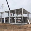 commercial metal framing office building house flat pack container modular home sandwich panel flat-pack house container home
