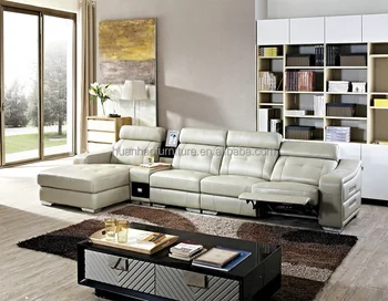 Lujo Utilizado Muebles De Sala SofA De Cuero De China Con 