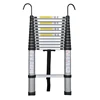 Top-quality fire escape aluminium telescopic ladder with hook