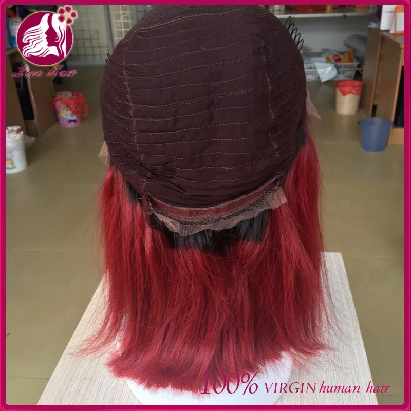 Vysshij Sort Korotkij Bob Pricheski Ombre Parik Kruzheva Perednej Stil Mody 1b Krasnye Volosy Buy Parik Kruzheva Speredi Ombre Chelovecheskih Volos Korotkij Bob Pricheski Product On Alibaba Com
