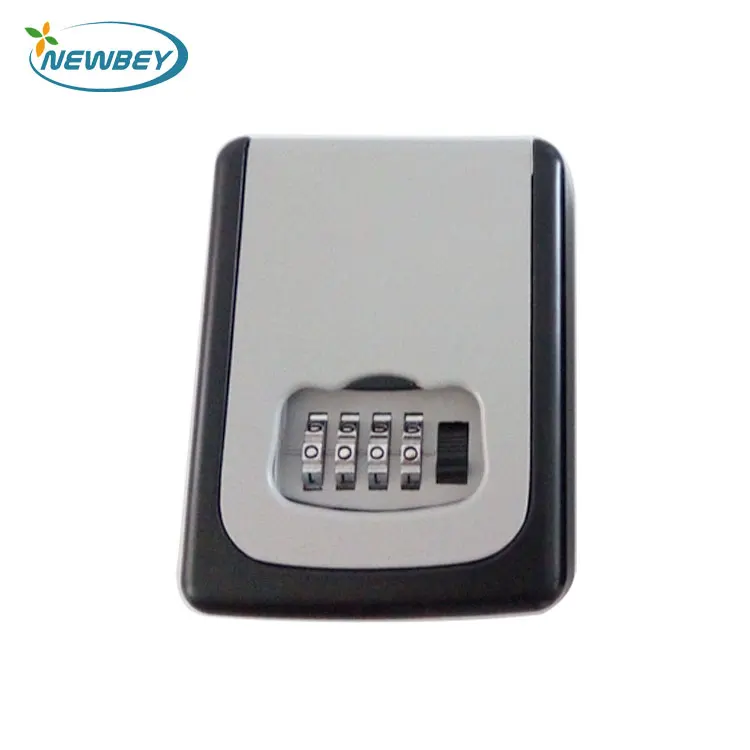 Custom 4 Digital Wall Mount Metal Min Combination Key Safe Storage Lock Boxes for Outdoor