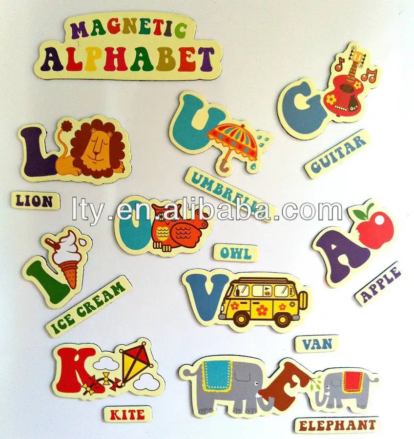 fridge alphabet magnets