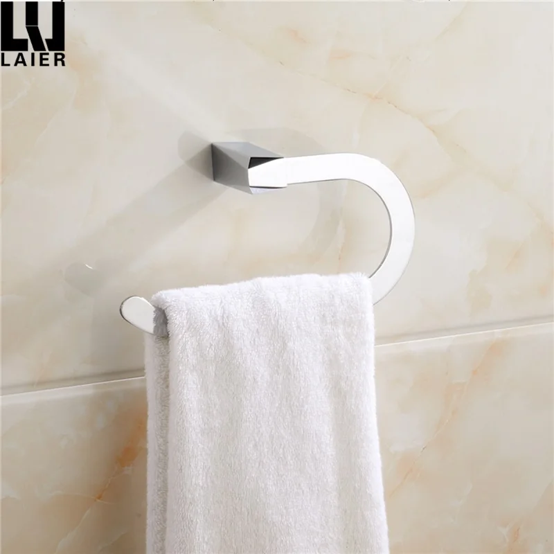 
Modern Designs Zinc alloy wall mounted chromed towel ring 