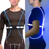 Factory Wholesale LED Safety Vest Reflective Belt Hot Sale for Fun Run Cycling Jogging Traffic Guidance Sanitation Work etc