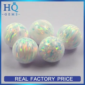 Lab Created White Opal Beads For Jewelry Making - Buy White Opal Bead