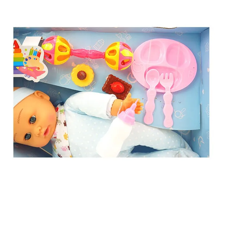 High Quality Kids Ic 4 Sounds 16 Inch Reborn Silicone Baby Dolls That