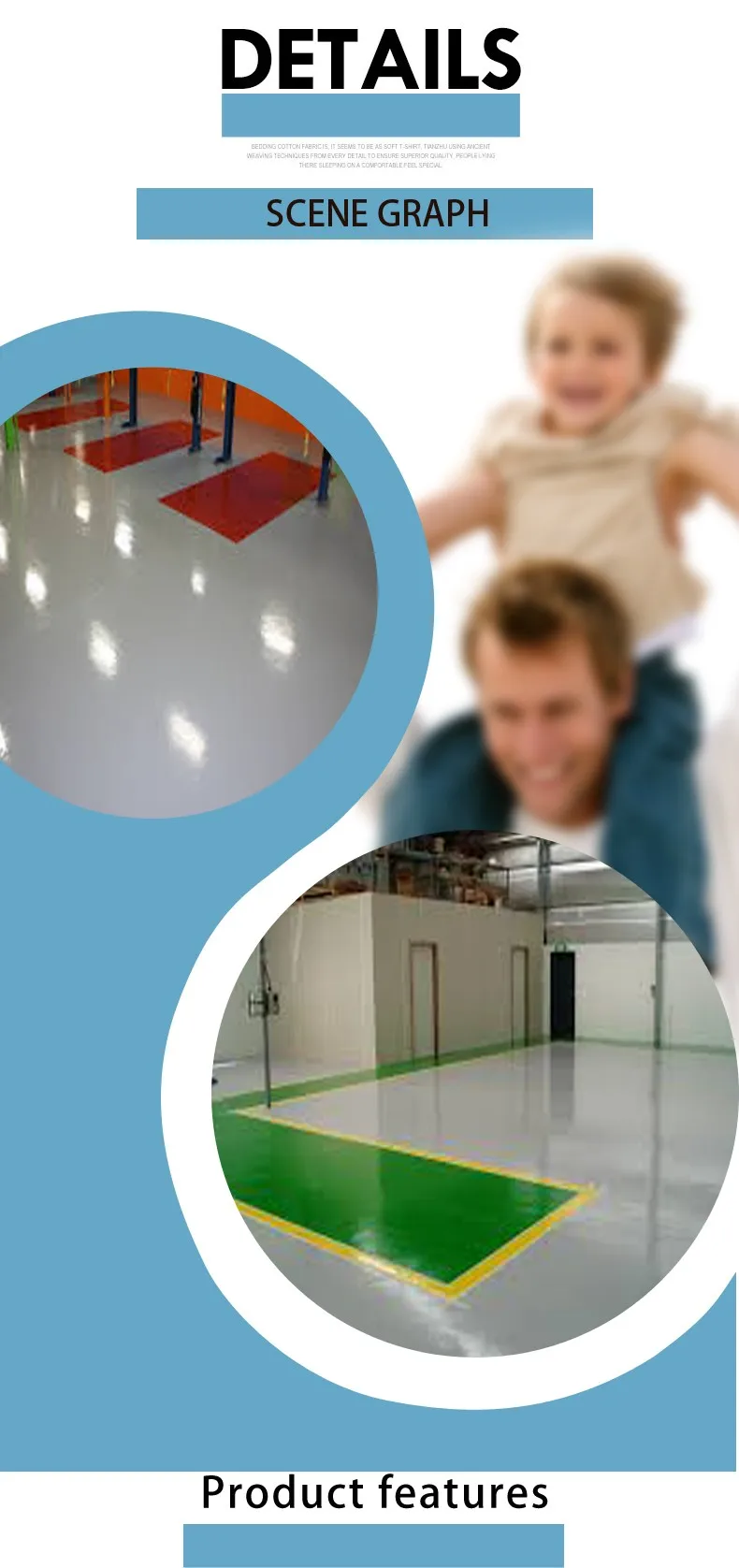 concrete effect epoxy industrial floor paint