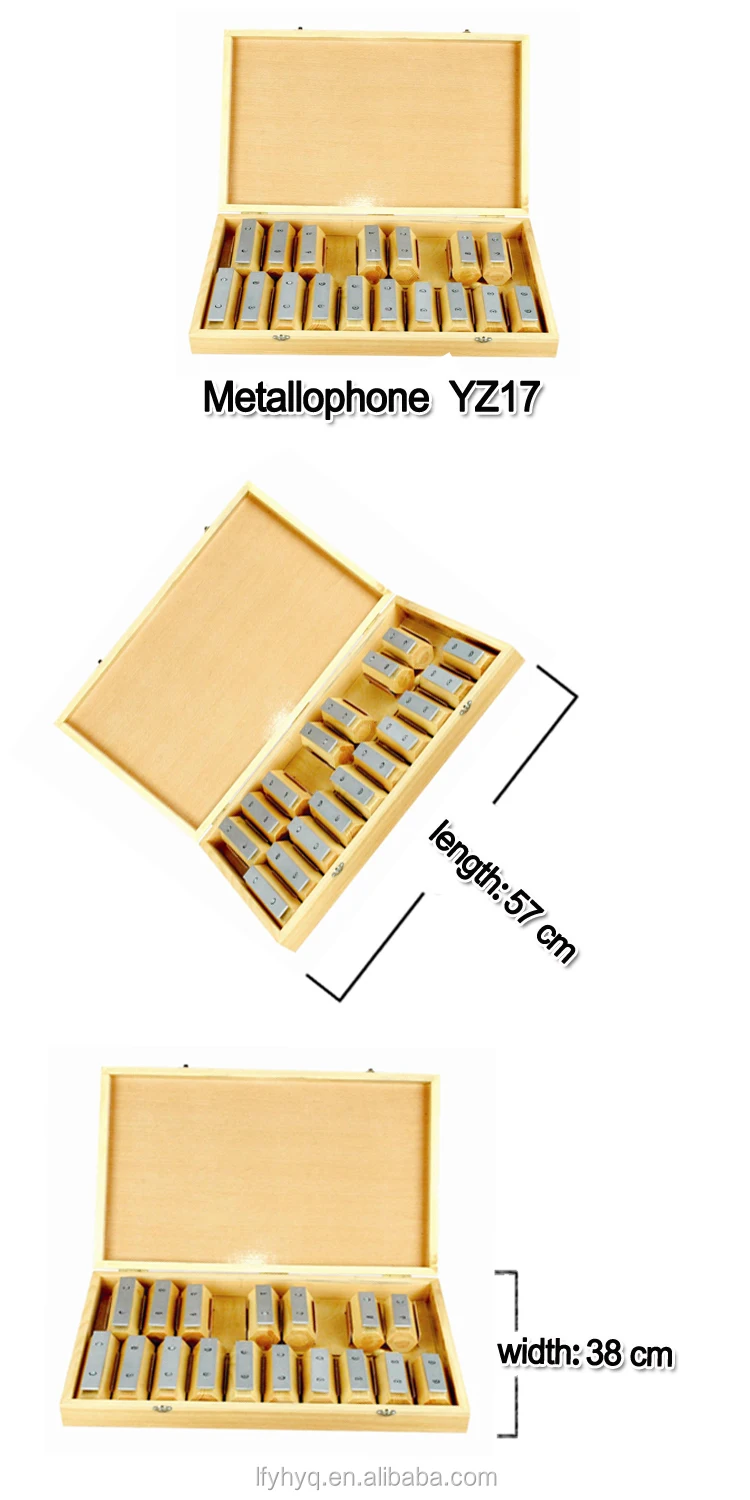 17 Notes Entertainment Musical Instrument Percussion Metal Xylophone