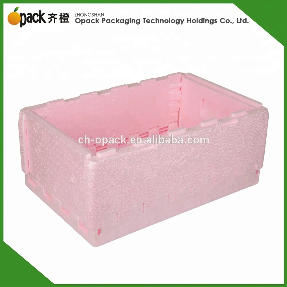 Recyclable Epp Foam Thermal Foldable Box For Packaging Buy Epp Box