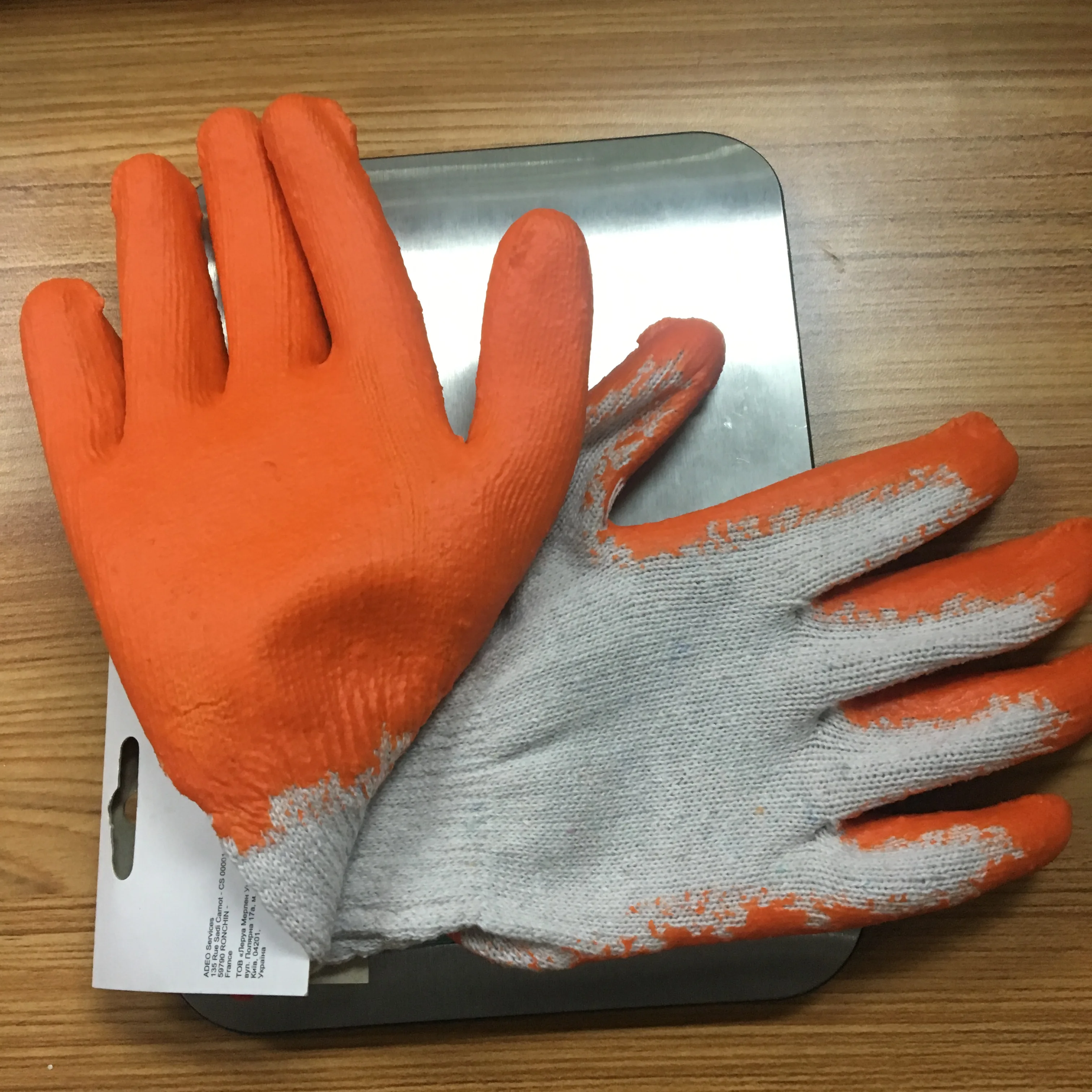 Philippines Hot Selling Safety Glue Glove Orange Latex Gloves Glue Gloves Buy Orange Latex