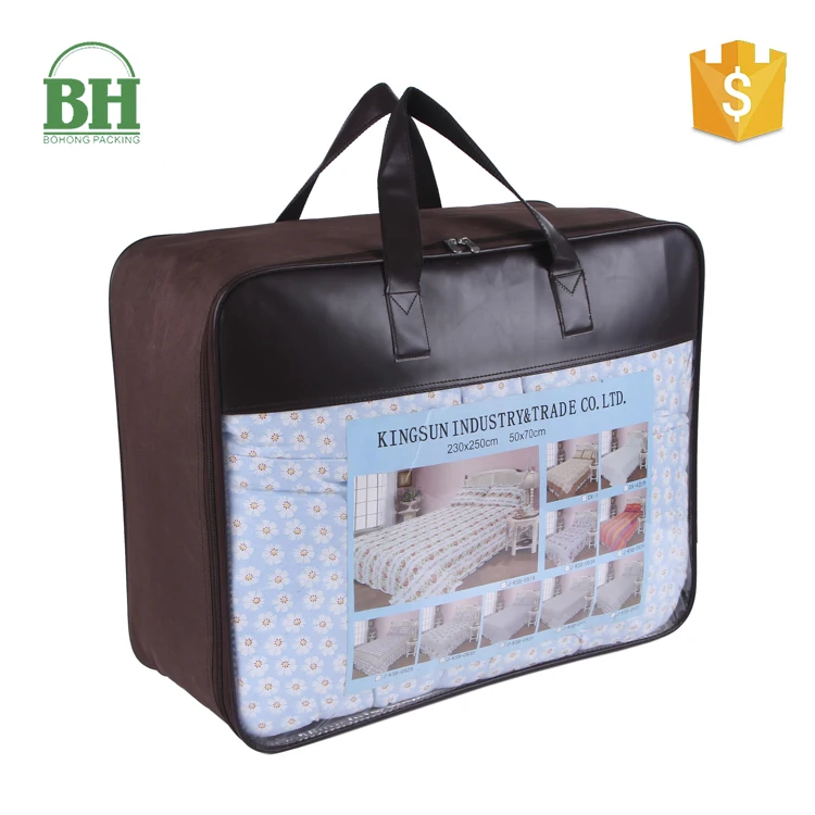 Clear Pvc Blanket Bag Leather Quilt Bedding Packaging Clear Pvc Blanket Bag Leather Quilt Bedding Packaging Product On Alibaba