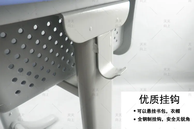 Adjustable Height Children Desk and Chair Fixed Student School Chair and Desk Set Classroom Furniture