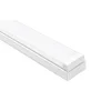 CE ETL ticket Office aluminum heat resistant pendant batten lamp train station dali dimming emergency led ceiling linear light