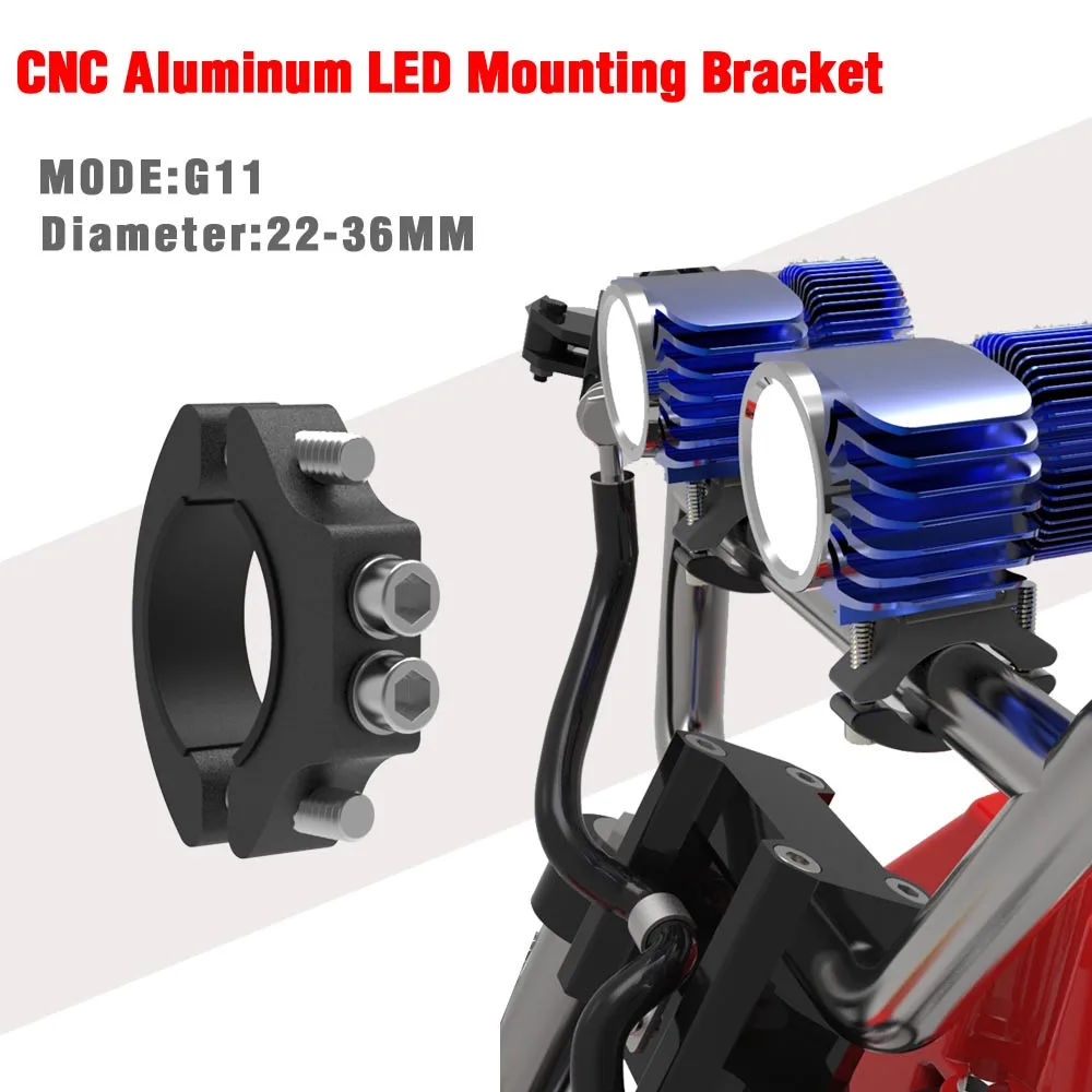 motorcycle spotlight mounting brackets