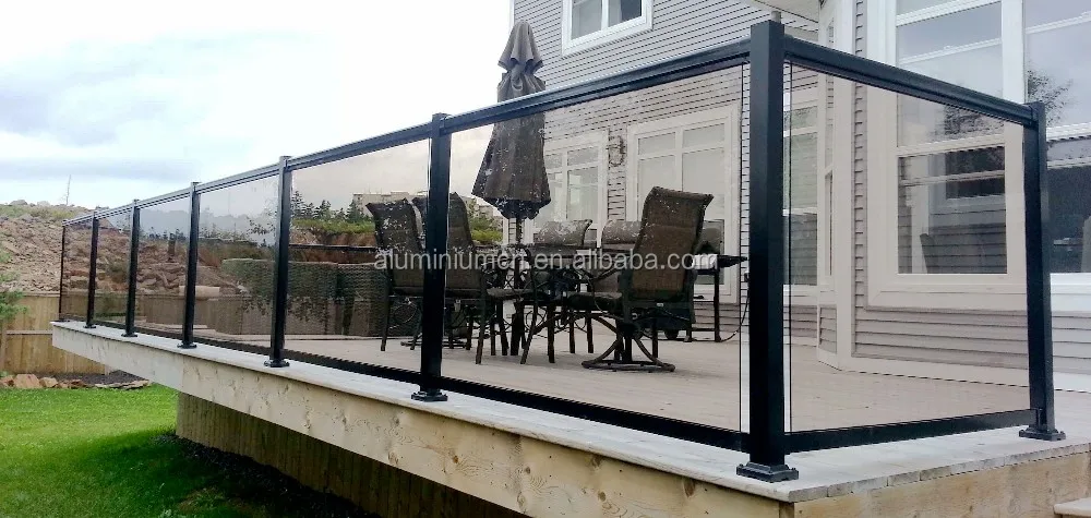 Aluminium Terrace Railing Designs/glass /family Deck /balcony Railing ...