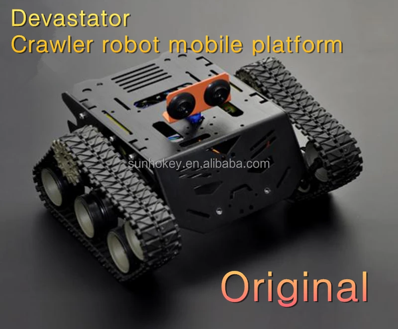 Devastator Chenille robot mobile platform (moteur En Métal), 225*220*108mm costume
