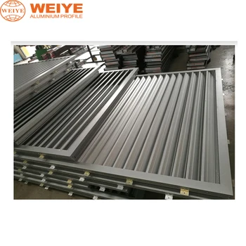 Ventilation Aluminium Alloy Exterior Aluminium Louver Door Buy