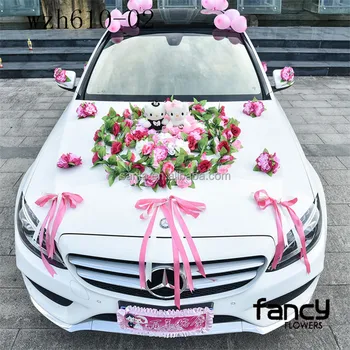 Factory Wholesale Heart Shaped Wedding Car Decoration Flowers Buy