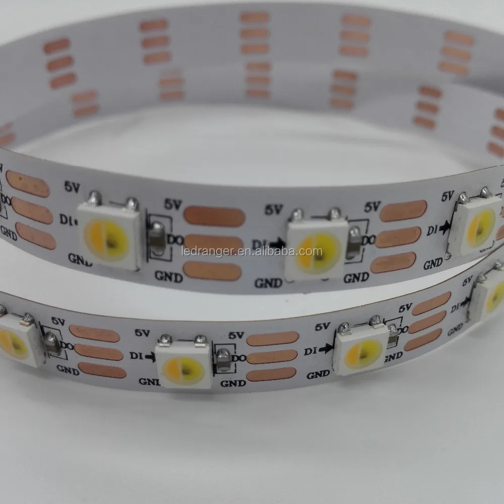 Addressable white led strip SK6812/ ws2812, car ambient LED Strip SK6812 White