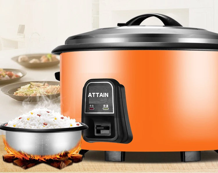 Big Size Commercial Drum Electric Rice Cooker With Nonstick Inner Pot