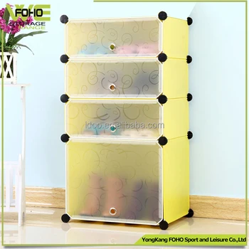 plastic shoe rack with cover