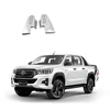 ABS Chrome Side Mirror Cover For Hilux Revo 2015 Door Mirror Cover with Led To-yota Hilux Revo Recco 2015 2016 2017 2018 Up