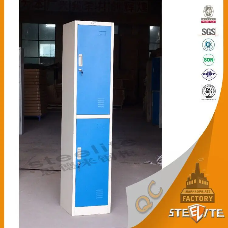 Factory Price Lockable Waterproof Iron Malaysia 2 Door Gym Locker