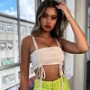 European and American Women's Wear Explosion Summer 2019 Cross-border New T-shirt with a Word Leading Suite Wrapped