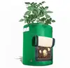 Y&C Pop up planter bag of eight pockets grow bag