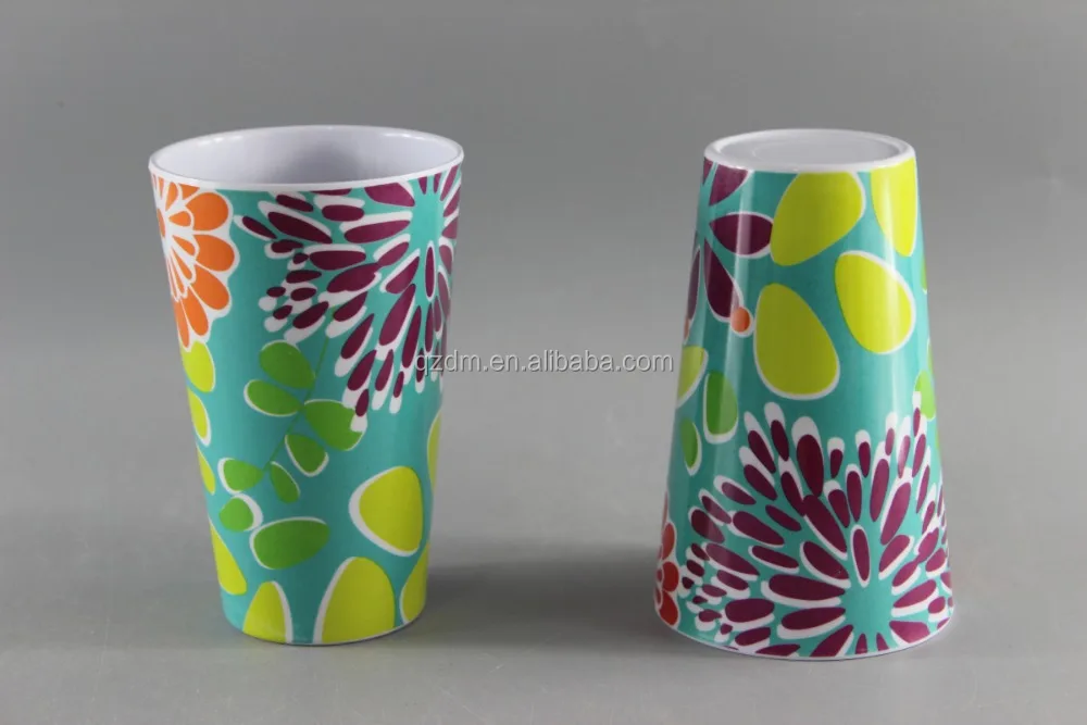 Reusable 100% Melamine Plastic Drinking Cups And Mugs