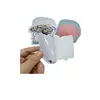 Custom die cut label logo sticker with egg shell paper egg shell label destructive label