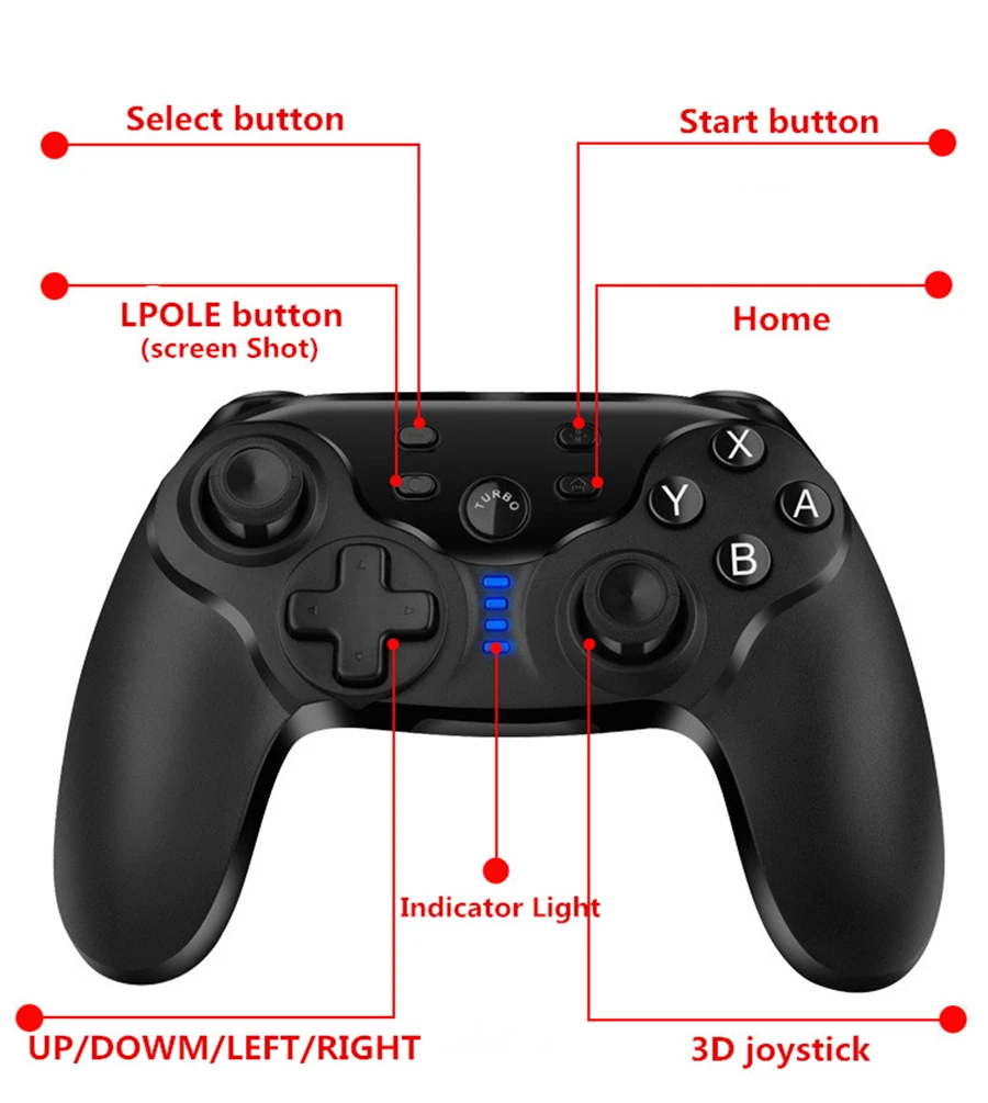 Controller gamepad 2.4 g wireless как подключить