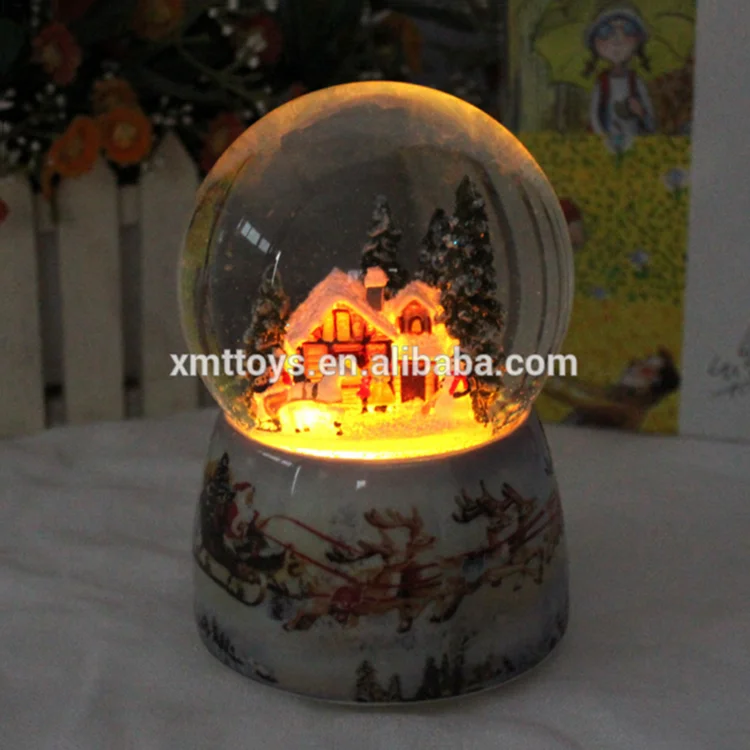 Electric Christmas Winter Snow Globe For Home Decor Buy Electric Snow