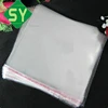 2017 new products clear Self-adhesive transparent plastic opp pack bag for cd dvd case
