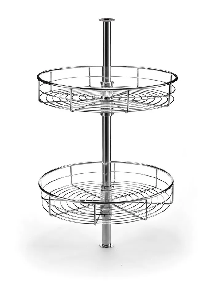 2 Layer Adjustable Stainless Steel Basket Kitchen,Stainless Steel