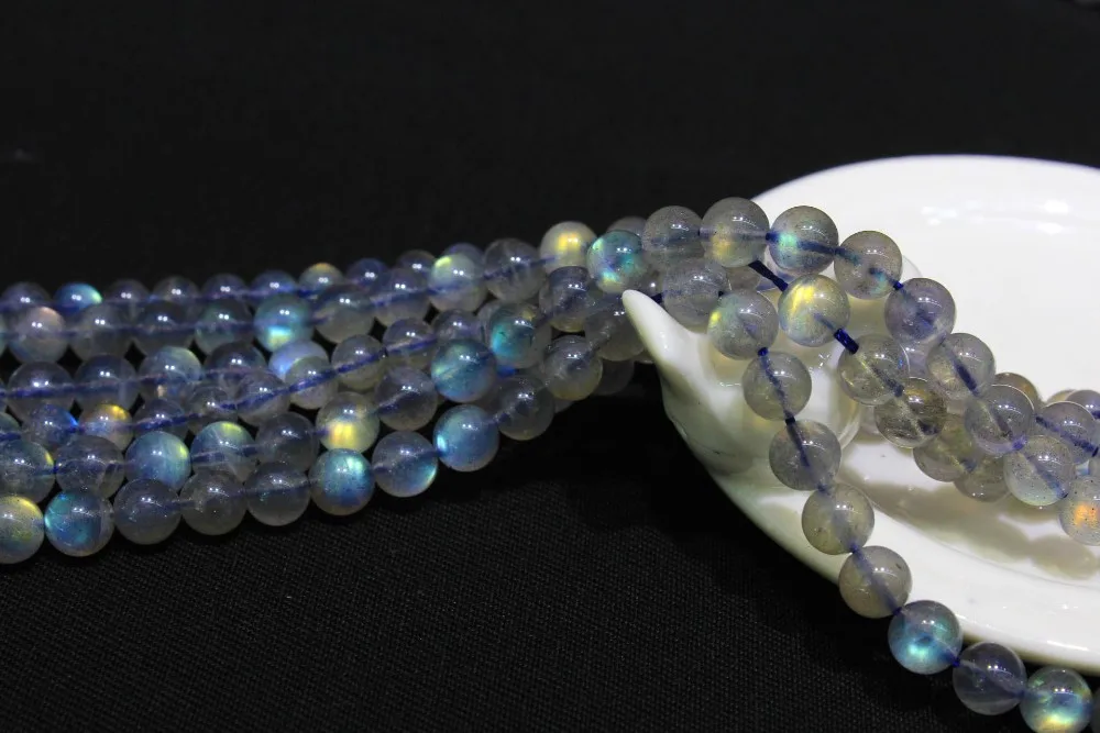 tryme aaa  natural top grade grey moonstone labradorstein semi