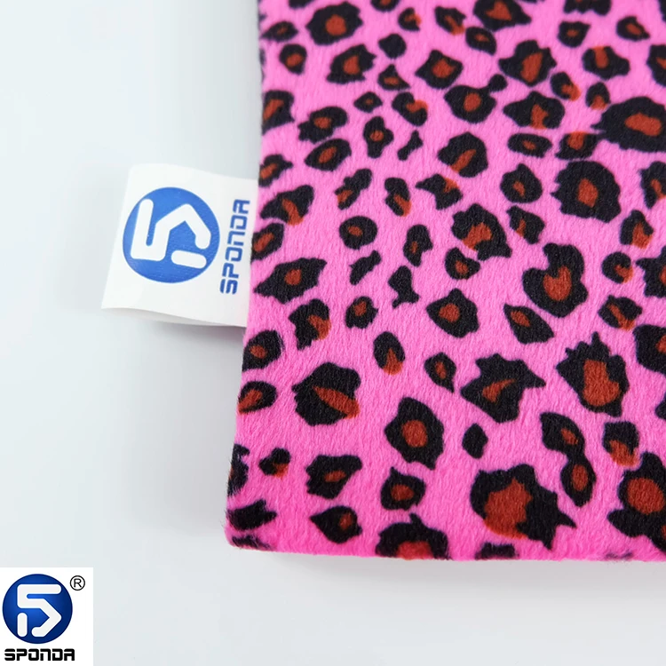 Hot Sale Lotion Applicator Microfiber Velvet Custom Body Tanning Mitt  